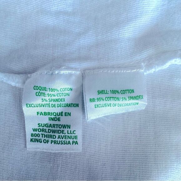 Lilly Pulitzer Rally Luxletic White Tee Short Sleeve Shirt SZ XXS NWOT - Picture 10 of 12